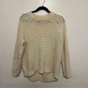 H&M • Cream Crew Neck Sweater